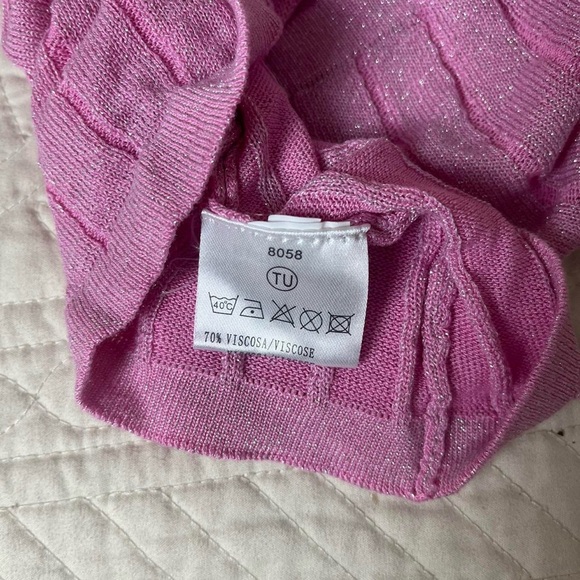 Pink Ribbed Sleeveless Top - Picture 5 of 5